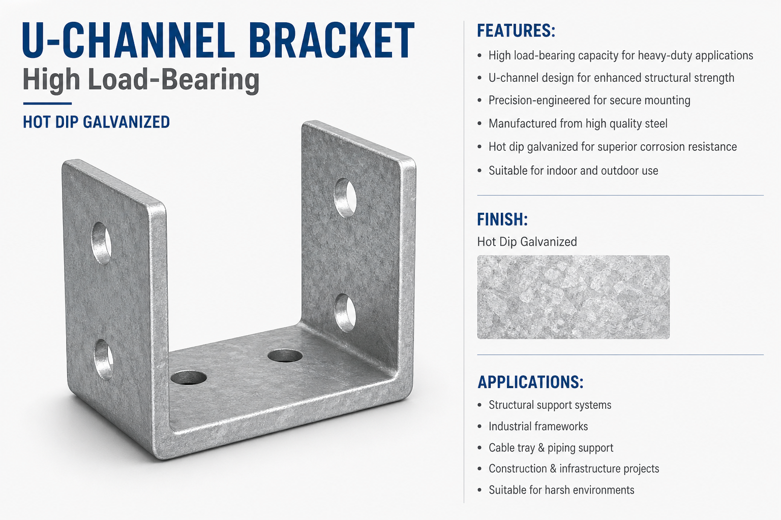 U Channel Bracket
